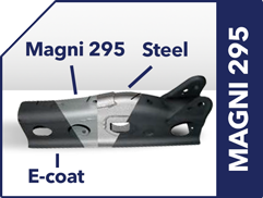 Magni 295 chassis and structural component high-strength steel