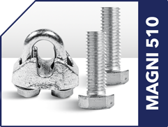 Magni 510 electroplated zinc bolts and fasteners